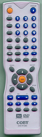 COBY DVDR1280 DVDR1280 Genuine  OEM original Remote