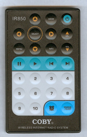 COBY IR850RM IR850 Genuine  OEM original Remote