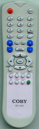 COBY RC-022 RC022 Genuine  OEM original Remote