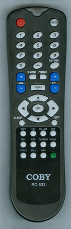 COBY RC-023BLK RC023 Genuine  OEM original Remote