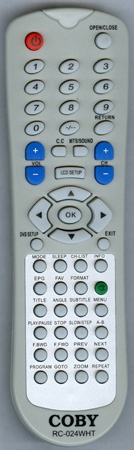 COBY RC-024WHT RC024WHT Genuine  OEM original Remote