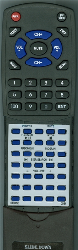 COBY CXCD395 CXCD395 replacement Redi Remote