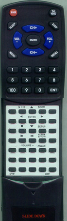 COBY DP-767 DP882 replacement Redi Remote