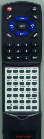 COBY DVD514 replacement Redi Remote
