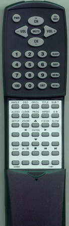 COBY DVD537 replacement Redi Remote