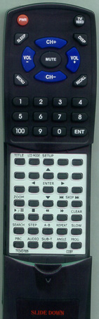 COBY TFDVD7000 replacement Redi Remote