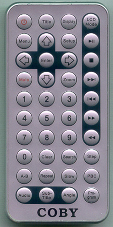 COBY TFDVD7006 Genuine  OEM original Remote