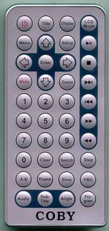 COBY TFDVD7050 Genuine  OEM original Remote