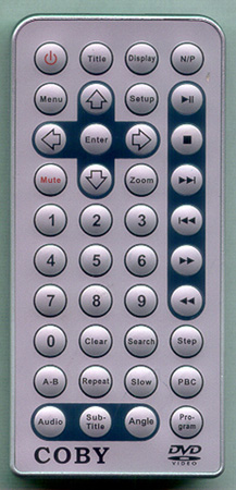 COBY TFDVD7060 Genuine  OEM original Remote
