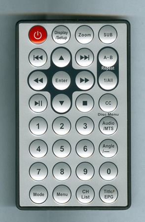 COBY TFDVD9189A Genuine  OEM original Remote