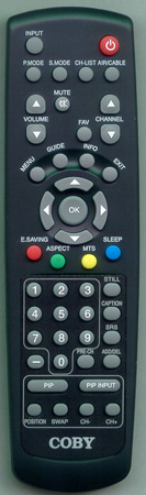 COBY TFTV4209 Genuine  OEM original Remote