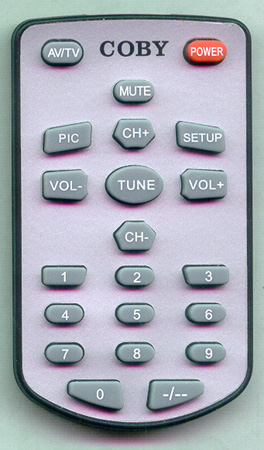 COBY TFTV700 Genuine  OEM original Remote