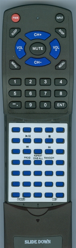 COBY CXCD250 replacement Redi Remote