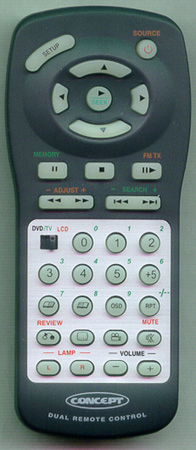 CONCEPT DVP500 Genuine  OEM original Remote