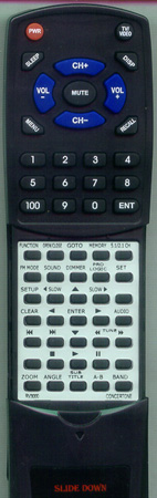 CONCERTONE RV3000 replacement Redi Remote