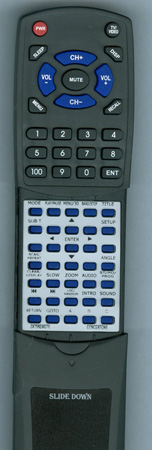 CONCERTONE ZX75REMOTE replacement Redi Remote
