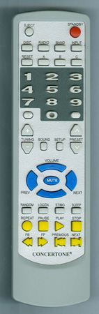 CONCERTONE ZX300 Genuine OEM original Remote