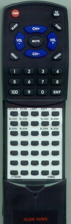 CORNEA CT1702T BIG replacement Redi Remote