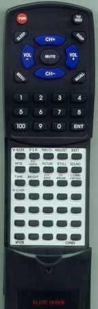 CORNEA MP4205 replacement Redi Remote