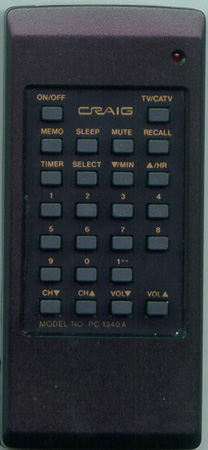 CRAIG PC1340A PC1340A Genuine  OEM original Remote