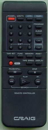 CRAIG Z1055 Z1055 Genuine  OEM original Remote