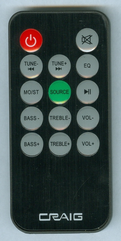 CRAIG CHT939M Genuine OEM Original Remote