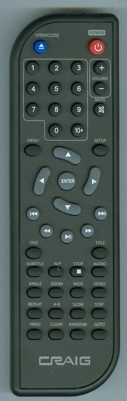 CRAIG CVD512ARC Genuine OEM original Remote