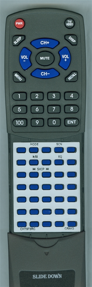 CRAIG CHT973RC replacement Redi Remote