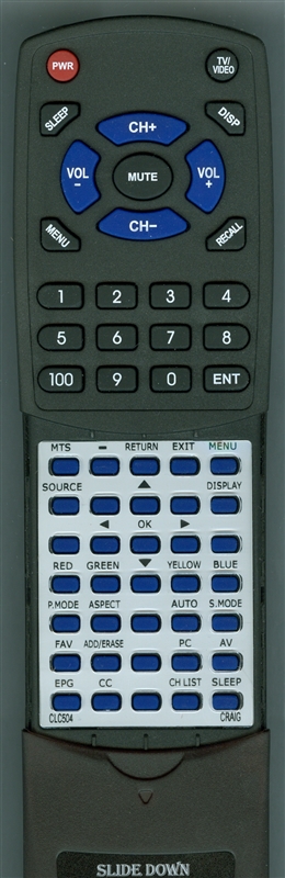 CRAIG CLC504 replacement Redi Remote