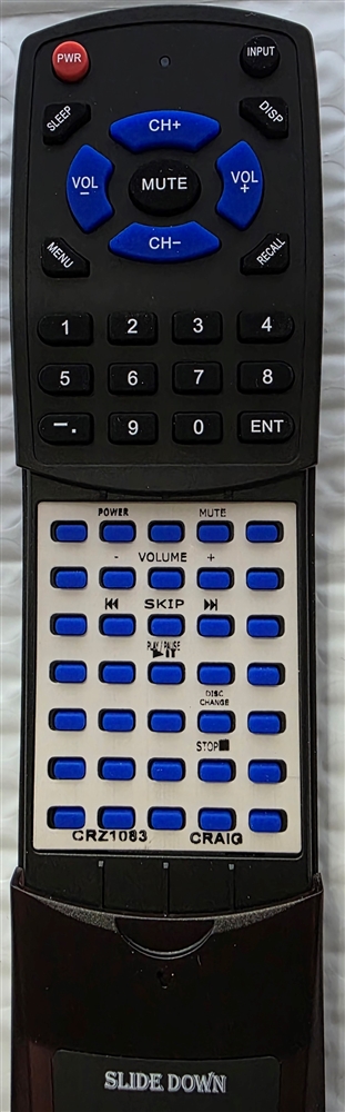 CRAIG CRZ1083 HS3100 replacement Redi Remote
