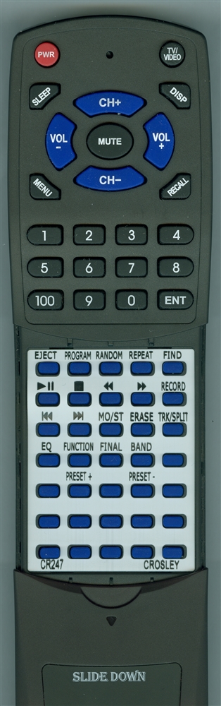 CROSLEY CR247 replacement Redi Remote