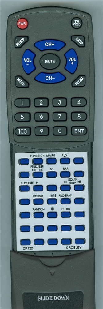 CROSLEY CR122 replacement Redi Remote