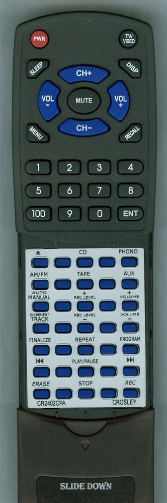 CROSLEY CR2402CPA replacement Redi Remote
