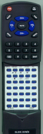 CROSLEY CR712 BLACK replacement Redi Remote