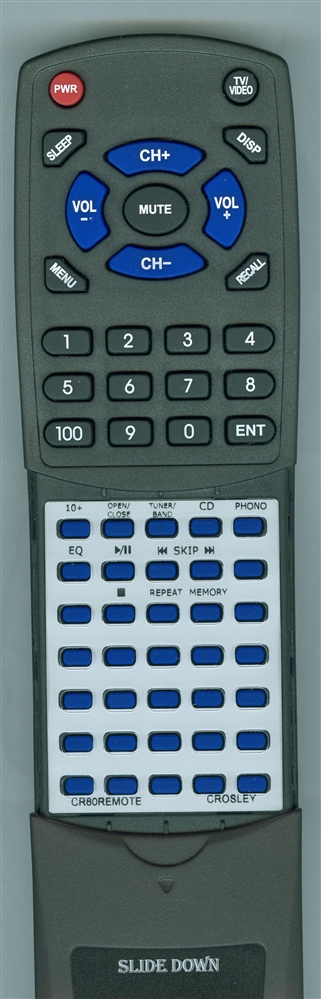 CROSLEY CR80REMOTE replacement Redi Remote