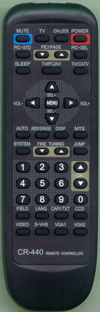CTX CR440 CR440 Genuine  OEM original Remote