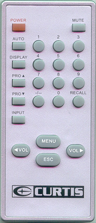 CURTIS INTERNATIONAL LCD1975 Genuine  OEM original Remote