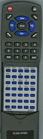 CURTIS INTERNATIONAL LCD84ATSC replacement Redi Remote