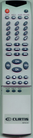 CURTIS INTERNATIONAL TVD2000 KDT1CC7 Genuine  OEM original Remote