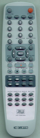 CURTIS INTERNATIONAL DVDR5000 Genuine  OEM original Remote