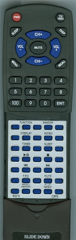 CURTIS INTERNATIONAL RCD718 replacement Redi Remote