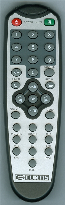 CURTIS INTERNATIONAL LCP4210 Genuine OEM original Remote