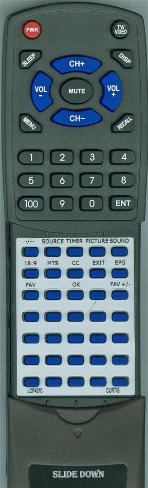CURTIS INTERNATIONAL LCP4210 replacement Redi Remote