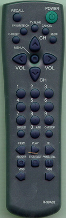 DAEWOO 48B4139A02 R39A02 Genuine  OEM original Remote