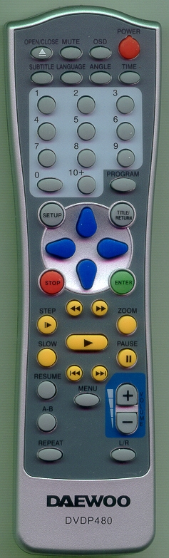 DAEWOO DVDP480 DVDP480 Refurbished Genuine OEM Original Remote