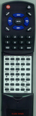DAEWOO 48B5552A01 R52A01 replacement Redi Remote