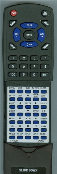 DAEWOO 97P1RA2BA1 replacement Redi Remote