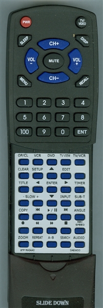 DAEWOO 97P1RA3AA0 replacement Redi Remote