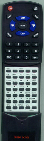 DAEWOO DVDP480 DVDP480 replacement Redi Remote