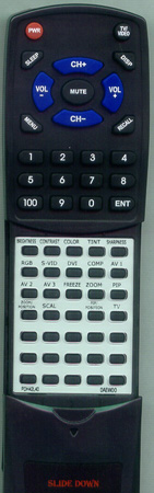 DAEWOO PDH42L40 replacement Redi Remote